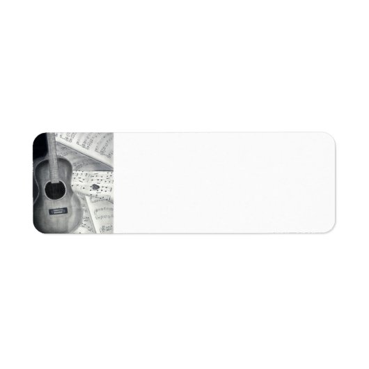 Gitaar & Bladmuziek Retouradres Labels (Voorkant)