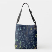 Gitaar Bloemen Crossbody Bag Tas (Achterkant)