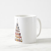 Gitaar Boom Kerstmis Light Rock Muziek Koffiemok (Voorkant rechts)