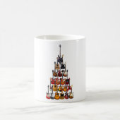 Gitaar Boom Kerstmis Light Rock Muziek Koffiemok (Center)