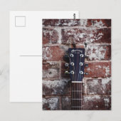 gitaar briefkaart (Voorkant / Achterkant)