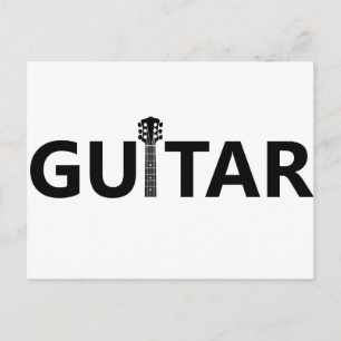 gitaar briefkaart