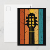  gitaar briefkaart (Voorkant / Achterkant)