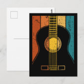  gitaar briefkaart (Voorkant / Achterkant)