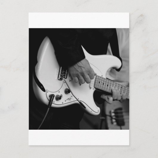 gitaar briefkaart (Voorkant)