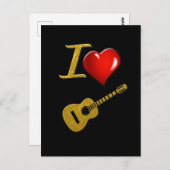 gitaar briefkaart (Voorkant / Achterkant)