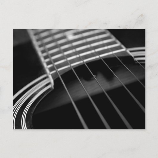 gitaar briefkaart (Voorkant)