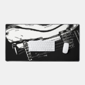 Gitaar bureau mat, werkbank mat (Keyboard & Muis)