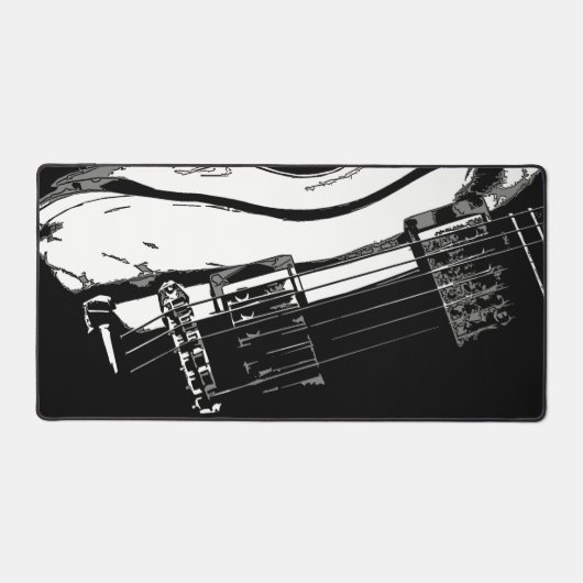 Gitaar bureau mat, werkbank mat (Voorkant)