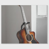 gitaar cadeaupapier (Vlak)