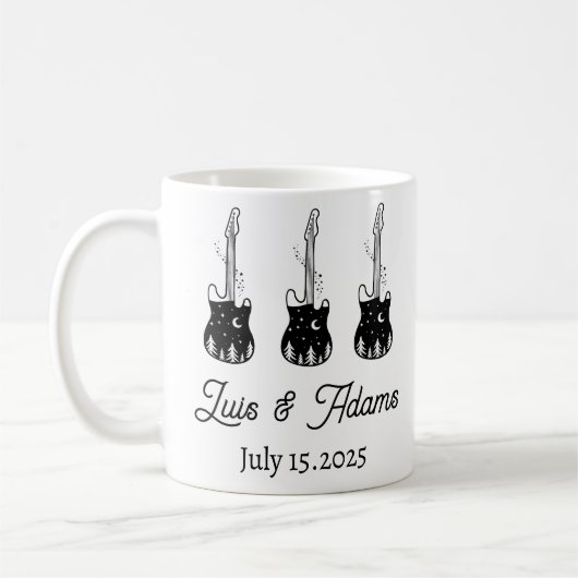 Gitaar Camping Mok (Links)