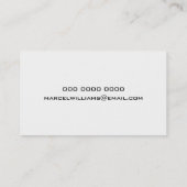 gitaar coole muziek wit visitekaartje (Achterkant)