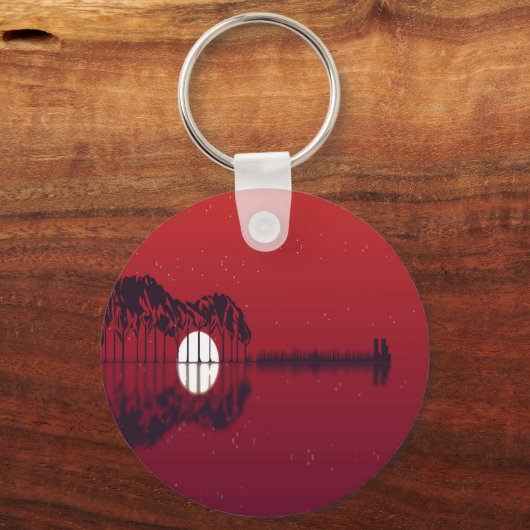 Gitaar Cove  Sleutelhanger (Voorkant)