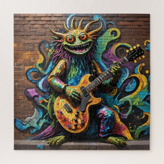 Gitaar Creature Rainbow Graffiti Puzzel Legpuzzel