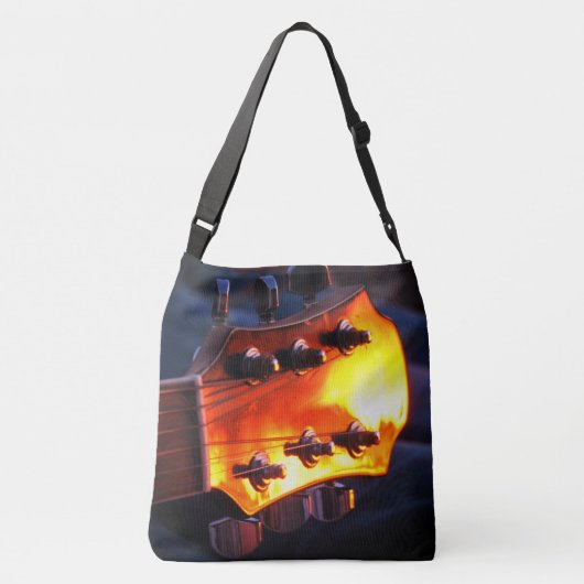 gitaar crossbody tas (Achterkant)