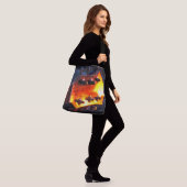 gitaar crossbody tas (Op model)