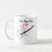 Gitaar Custom Wedding Mok Gitarist (Links)