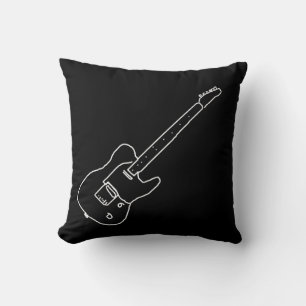 gitaar decoratie-idee kussen