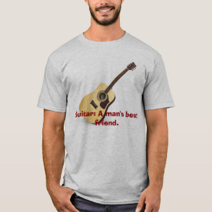 gitaar: Een beste vriend van het man. T-shirt
