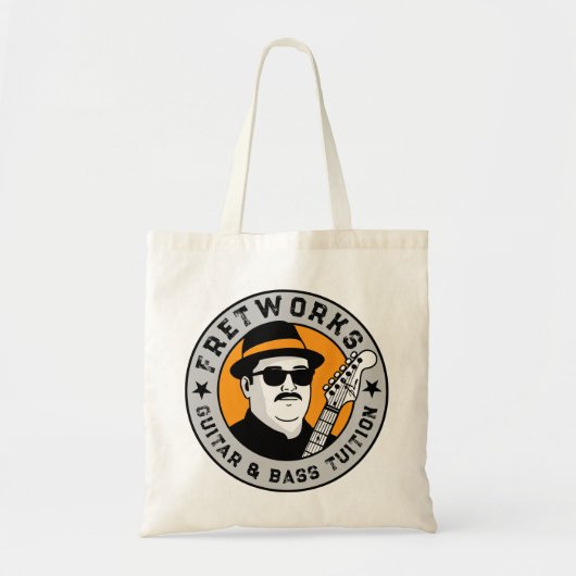 Gitaar- en baslessen - Fret Works Tote Bag (Voorkant)