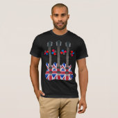 gitaar en pit t-shirt (Voorkant volledig)