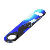 Gitaar en platenspeler fles opener speed flessenopener (Achterkant Gekanteld)