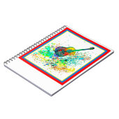 gitaar en snoeren notitieboek (Linkerzijde)