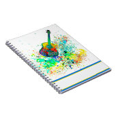 gitaar en snoeren notitieboek (Rechterzijde)