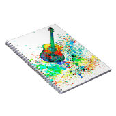 gitaar en snoeren notitieboek (Rechterzijde)