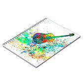 gitaar en snoeren notitieboek (Linkerzijde)