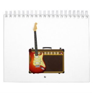 gitaar en versterker kalender