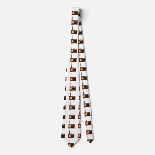 gitaar en versterker stropdas (Voorkant)