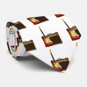 gitaar en versterker stropdas (Opgerold)