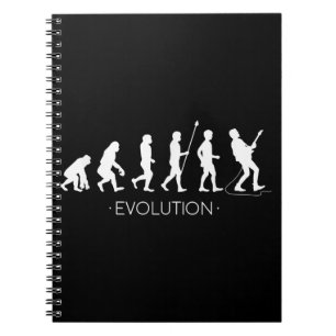 Gitaar  Evolutie van gitarist   Rock Music Guitar Notitieboek