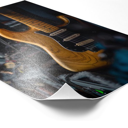  gitaar foto afdruk (Hoek)