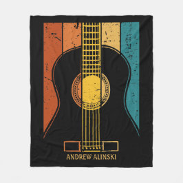  gitaar gepersonaliseerd fleece deken