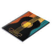  gitaar gepersonaliseerd notitieboek (Linkerzijde)