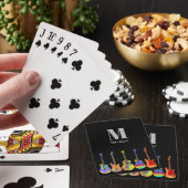 Gitaar gepersonaliseerd pokerkaarten (Insitu)