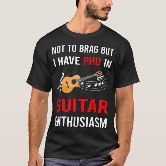 Gitaar Gitaar Enthousiasme T-shirt (Voorkant)