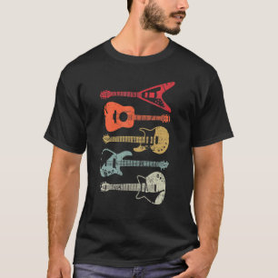 Gitaar Gitaar Retro Stijl Voor Gitarist T-shirt