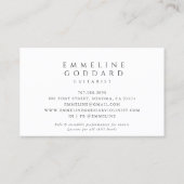 Gitaar Gitarist Muzikant Docent Visitekaartje (Achterkant)