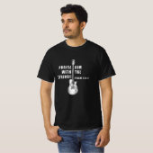 gitaar, gitarist, rots, muziek, grappig, speler t-shirt (Voorkant volledig)