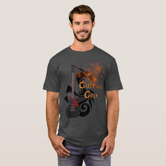 GITAAR GOD T-shirt (Voorkant volledig)