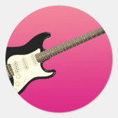 Gitaar Gradient Sticker (Voorkant)