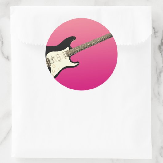 Gitaar Gradient Sticker (Tas)