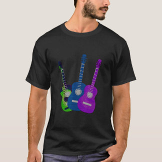 Gitaar graphic voor gitarist gitaar t-shirt