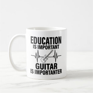 Gitaar Grappige Gitarist Schoolmuziekleraar Koffiemok