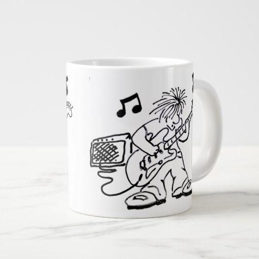 gitaar grote koffiekop (Voorkant rechts)