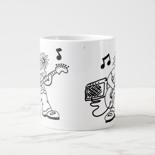 gitaar grote koffiekop (Voorkant)