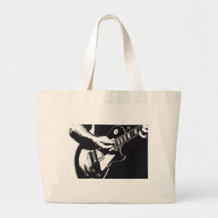 gitaar grote tote bag